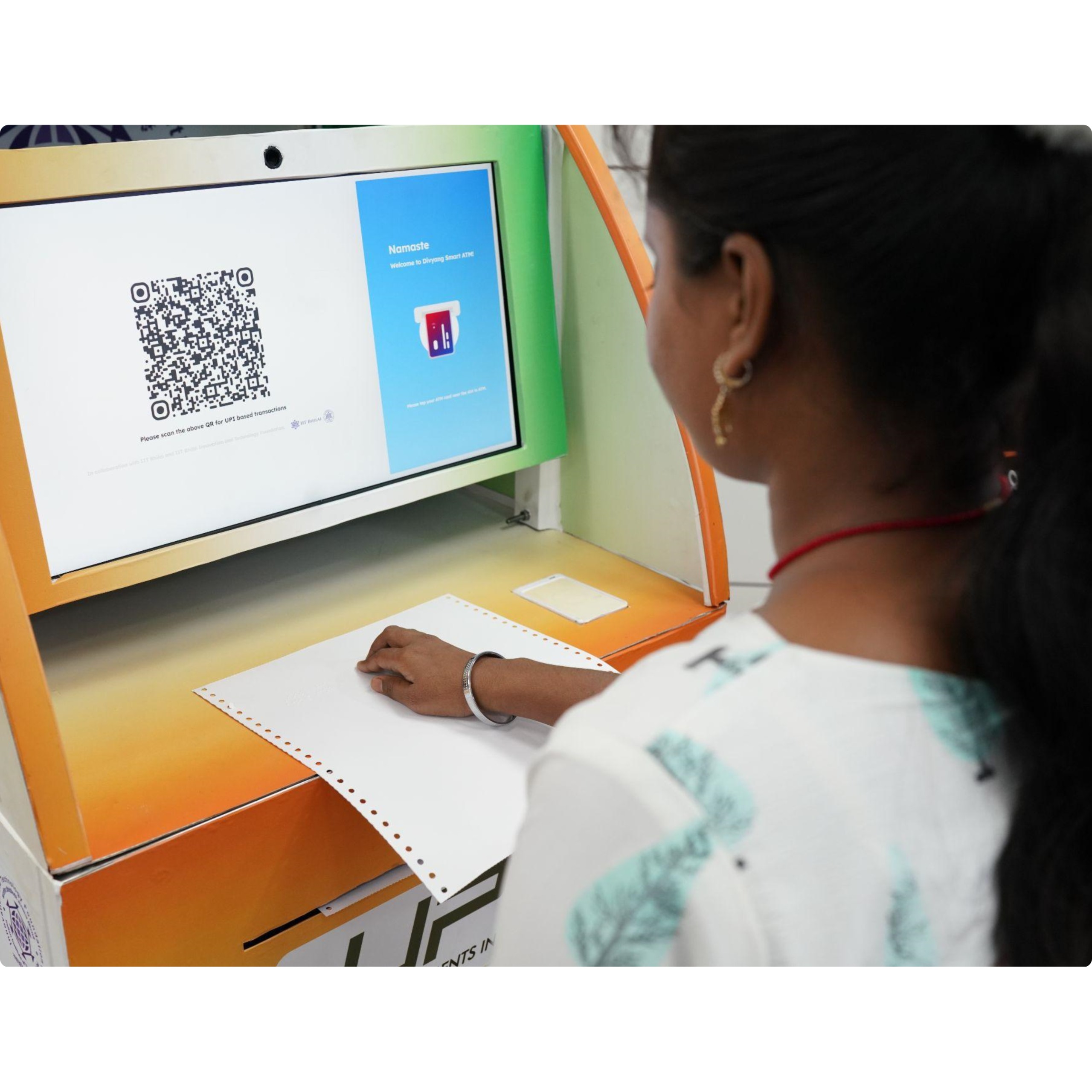 Accessible banking functionalities for Divyang using Smart ATM